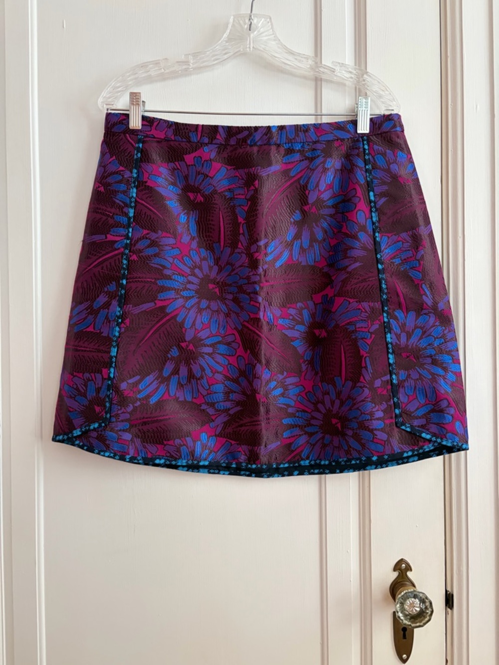 NWT J. Crew midnight florals mini skirt